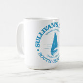 Insel Sullivan (Segelboot) Kaffeetasse (Vorderseite Links)