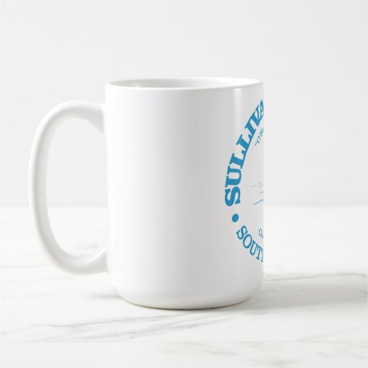Insel Sullivan (Segelboot) Kaffeetasse (Links)