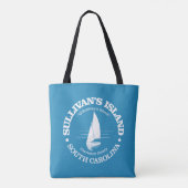 Insel Sullivan (Segelboot) Tasche (Rückseite)
