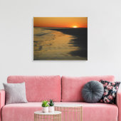 Insel Sullivan, South Carolina Sunset Leinwanddruck (Insitu (Wohnzimmer))