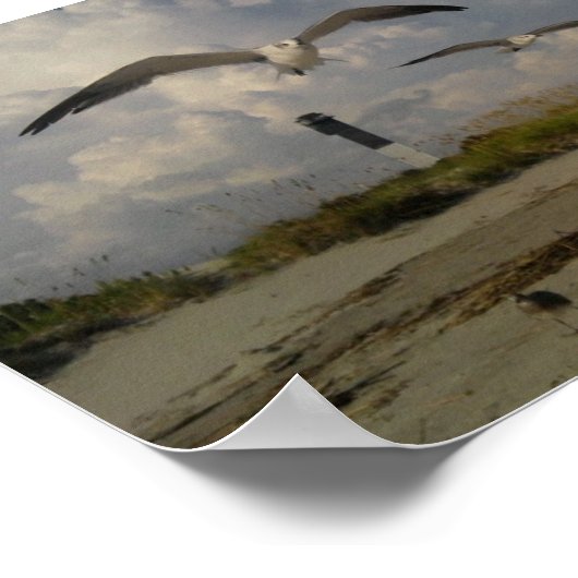 Insel Sullivans, SC Poster (Ecke)