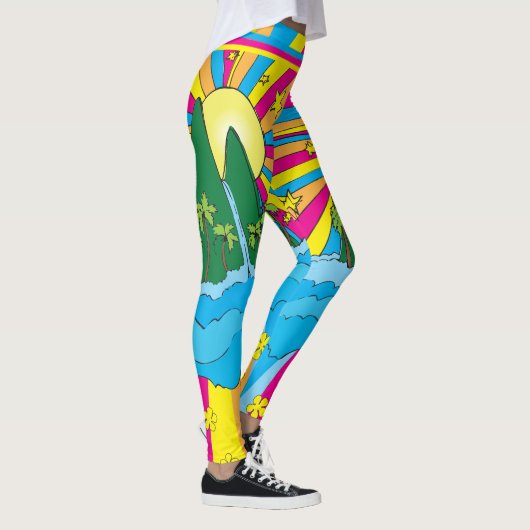 Insel Sun Leggings (Rechts)