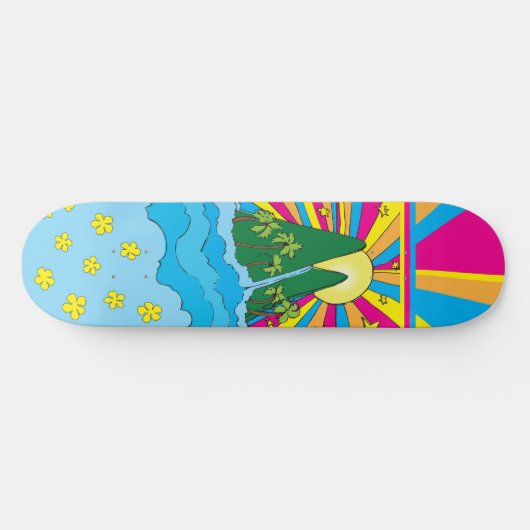 Insel Sun Skateboard (Horizontal)
