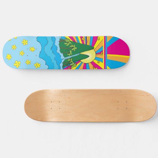 Insel Sun Skateboard (Horizontal)