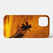 Insel Sunset Case-Mate iPhone Hülle (Rückseite (Horizontal))