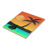 Insel Sunset Fliese (Seite)