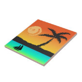 Insel Sunset Fliese (Seite)