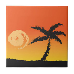 Insel Sunset Fliese