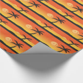 Insel Sunset Geschenkpapier (Ecke)