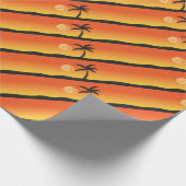 Insel Sunset Geschenkpapier (Ecke)