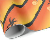 Insel Sunset Geschenkpapier (Rolleneckpunkt)