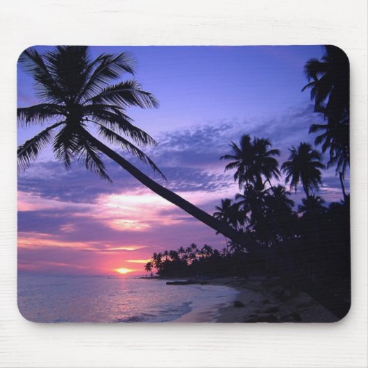 Insel Sunset Mousepad (Vorne)