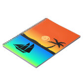 Insel Sunset Notizblock (Linke Seite)