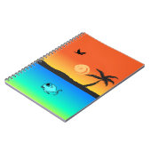 Insel Sunset Notizblock (Linke Seite)