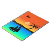 Insel Sunset Notizblock (Linke Seite)