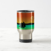 Insel Sunset Reisebecher (Mittel)