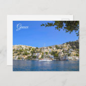 Insel Symi in Griechenland Postkarte (Vorne/Hinten)