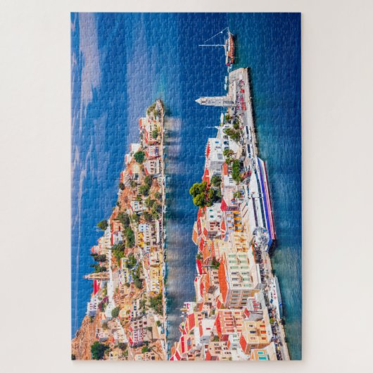 Insel Symi in Griechenland Puzzle (Vertikal)
