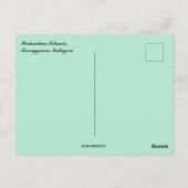 Insel Terengganu Malaysia Postkarte (Rückseite)