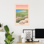 Insel Tiree Schottland Reiseplakat Poster (Heimbüro)