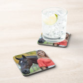 Insel Träume: Helena im Paradies Plastik Getränkeuntersetzer (Rechte Seite)