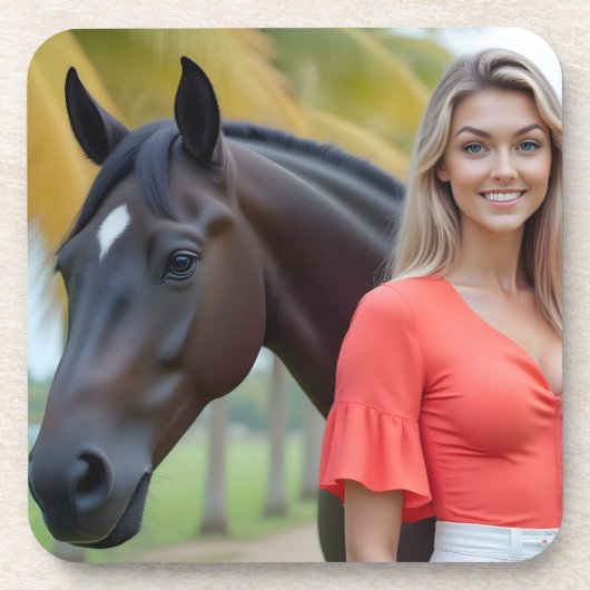 Insel Träume: Helena im Paradies Plastik Getränkeuntersetzer (Vorderseite)