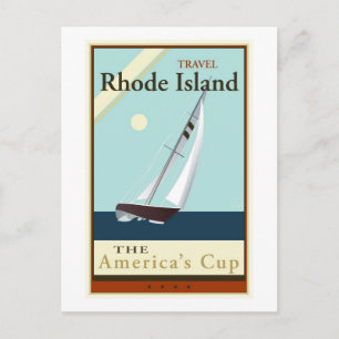 Insel Travel Rhode Postkarte