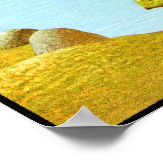 Insel Treehouse Poster (Ecke)