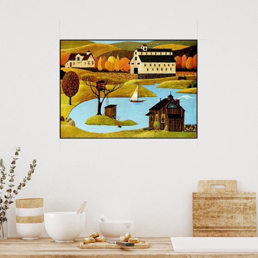 Insel Treehouse Poster (Küche)