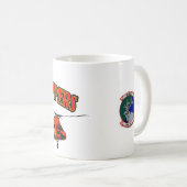 Insel-Trichter-übersichtliches Design Kaffeetasse (VorderseiteRechts)