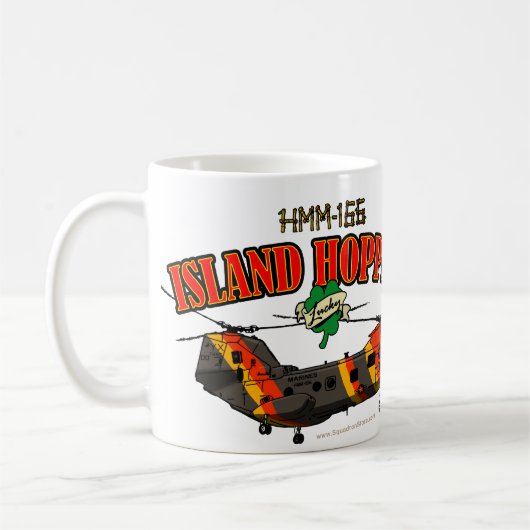Insel-Trichter-übersichtliches Design Kaffeetasse (Links)
