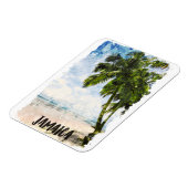 Insel Tropical Jamaica Magnet (Linke Seite)