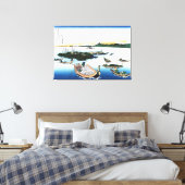 Insel Tsukuda in der Provinz Musashi Leinwanddruck (Insitu (Schlafzimmer))