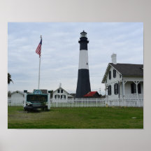 Insel Tybee Lighthouse Foto auf