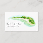 Insel-Ufer Visitenkarte (Vorderseite)