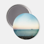 Insel und Meer Magnet (Vorderseite/Rückseite)
