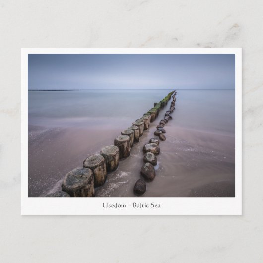 Insel Usedom Deutschland Postkarte (Vorderseite)