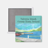 Insel Valentia Magnet (Vorderseite/Rückseite)