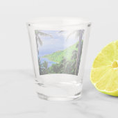 Insel Vanuatu Schnapsglas (Rückseite)