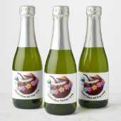 Insel Vibes Coconut Schaumweinetikett (Flaschen)