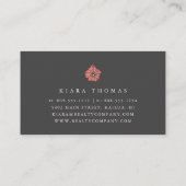 Insel Vintag Visitenkarte (Rückseite)