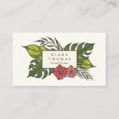 Insel Vintag Visitenkarte (Vorderseite)