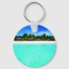 Insel vom Meer Schlüsselanhänger