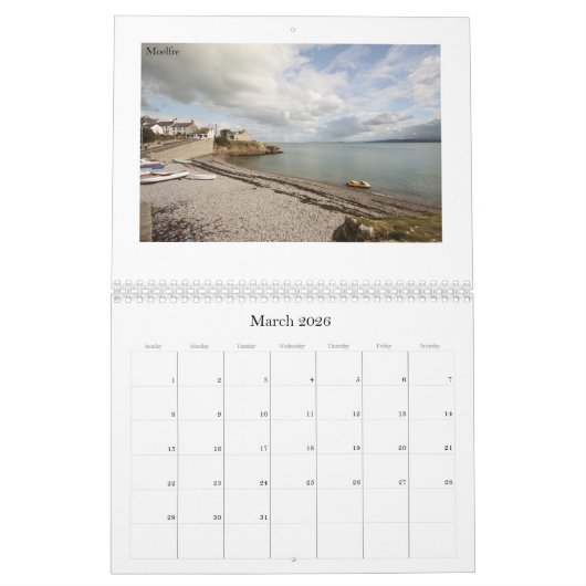 INSEL von ANGLESEY Kalender (Mär 2026)