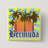 Insel von Bermuda-Andenken Button (Vorderseite)