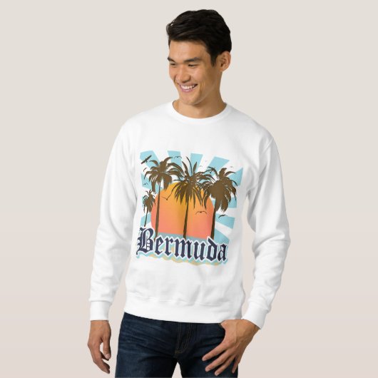 Insel von Bermuda-Andenken Sweatshirt (Vorne ganz)