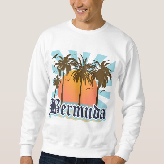 Insel von Bermuda-Andenken Sweatshirt (Vorderseite)