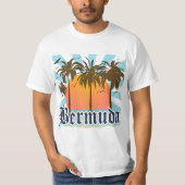 Insel von Bermuda-Andenken T-Shirt (Vorderseite)