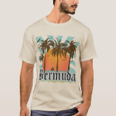 Insel von Bermuda-Andenken T-Shirt (Vorderseite)