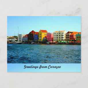 Insel von Curaçao entwarf durch Admiro Postkarte